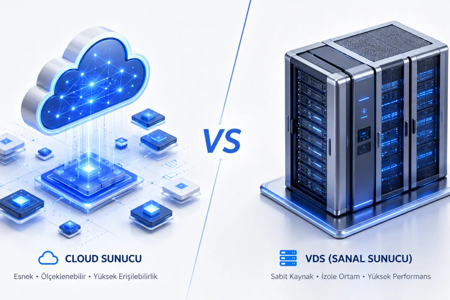 cloud server ve vds farkları