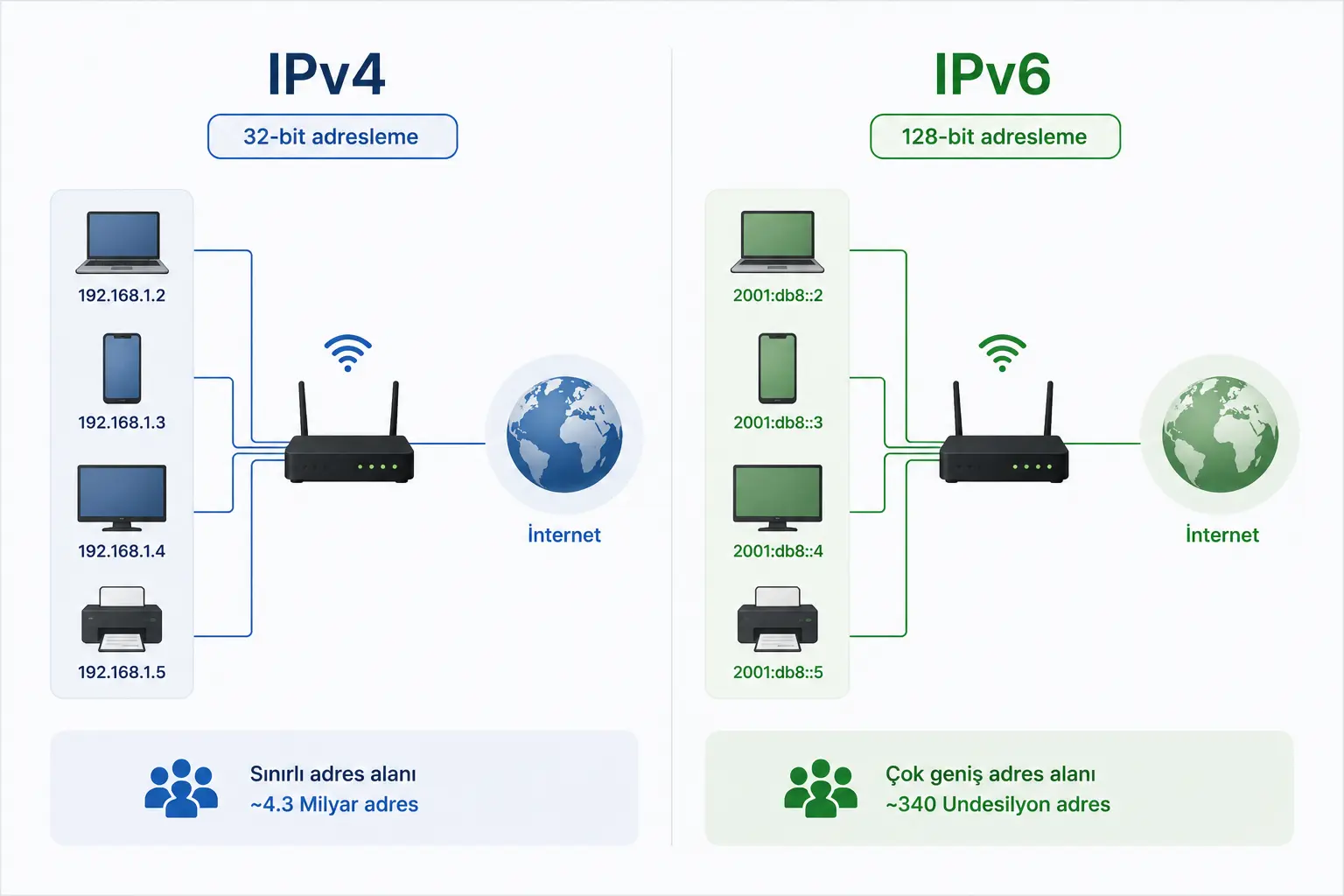IPv4 - IPv6