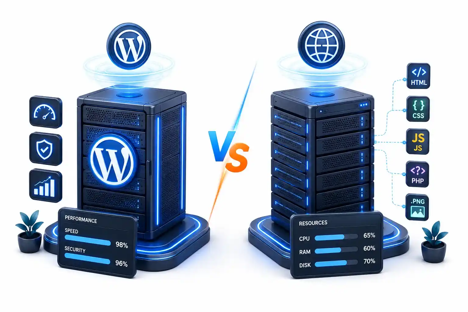 WordPress Hosting vs Web Hosting