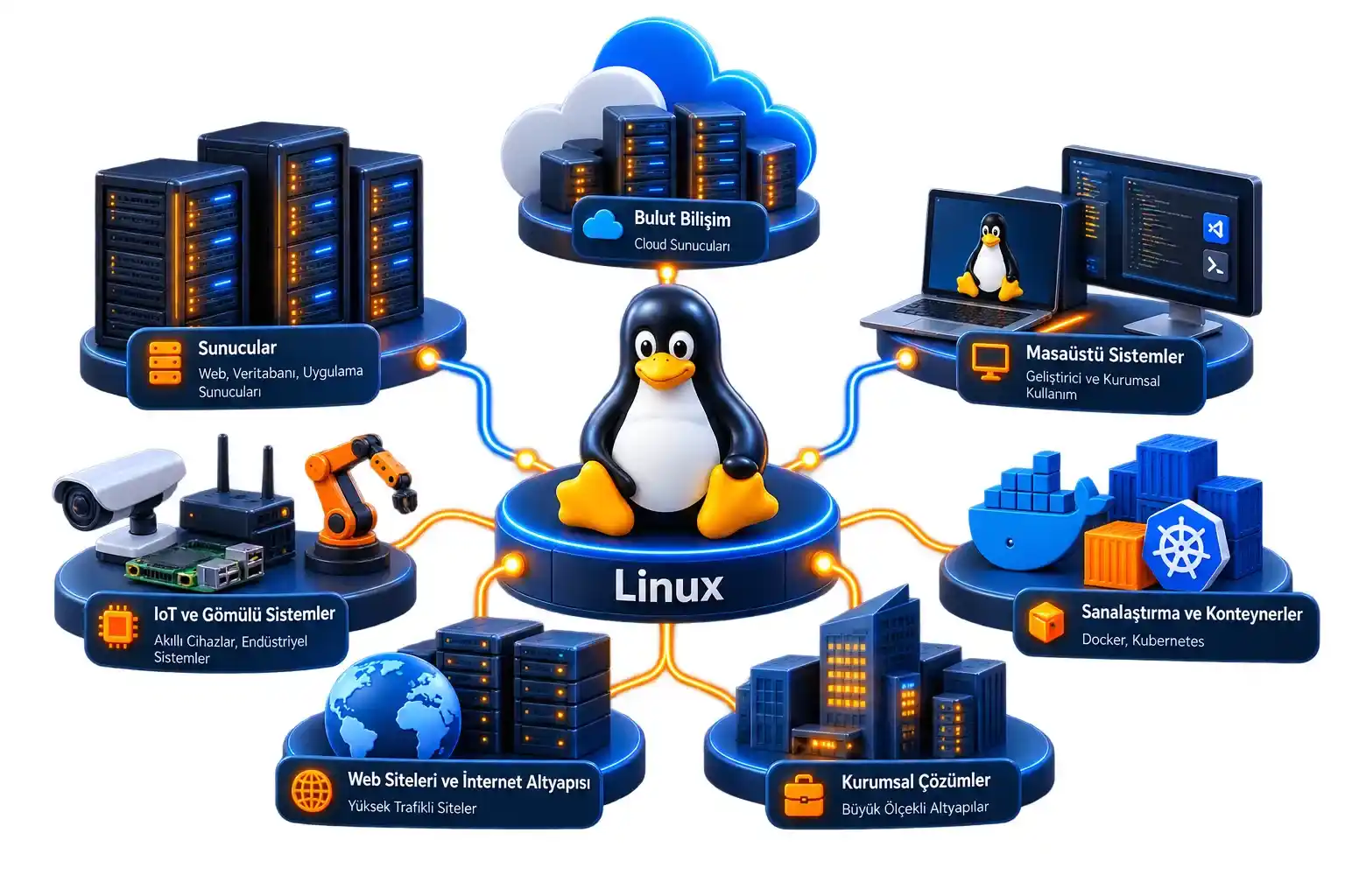 Linux Kullanım Alanları