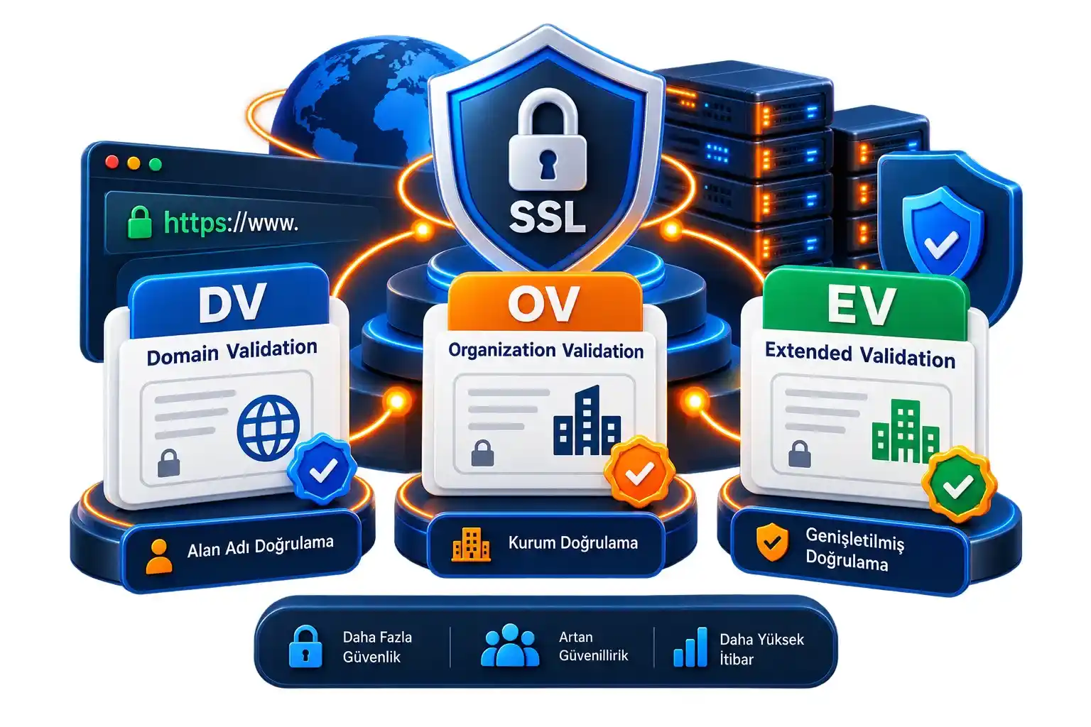 SSL Sertifikası Türleri